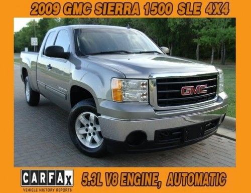 2009 gmc sierra 1500 flex fuel 5.3l vortce v.8 4x4 texas one owner clean carfax