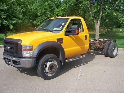 Ford f-450 super duty  xl reg cab drw powerstroke v8 turbo diesel  new motor!!!