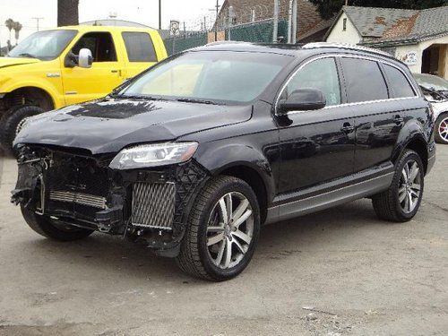 2011 audi q7 3.0 premium quattro damaged salvage runs! loaded navi wont last!!