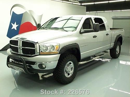 2006 dodge ram slt mega cab 4x4 hemi lifted 6-pass 89k texas direct auto