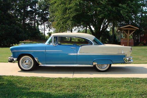 1955 chevy belair 2 door hardtop classic car