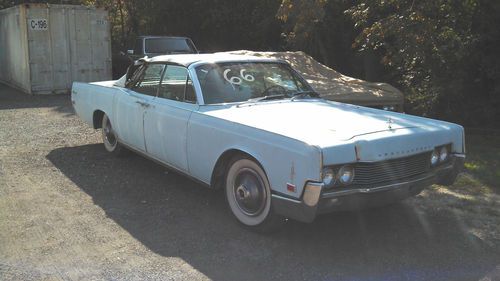 Lincoln continental convertible 1966 suicide doors