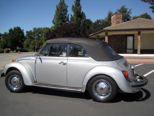 1975 volkswagen classic vw beetle convertible fuel injection 4 speed karmann