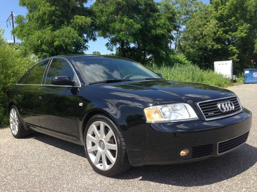 2004 audi a6 s-line 2.7l quattro black beauty 18" wheels loaded xenon headlights