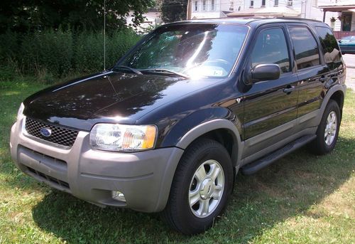 2001 ford escape xlt sport utility 4-door 3.0l v6 4x4 runs-drives-looks perfect