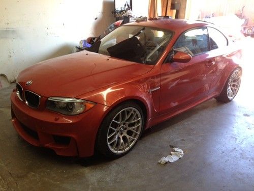 2011 bmw e82 1m coupe n54 twin turbo salvage great track race car or parts