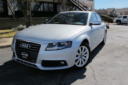 2012 audi a4 2.0t premium low miles full factory warranty one owner super clean