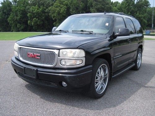 2006 gmc yukon denali awd leather dvd lcd moonroof 22 wheels exhaust loaded nav