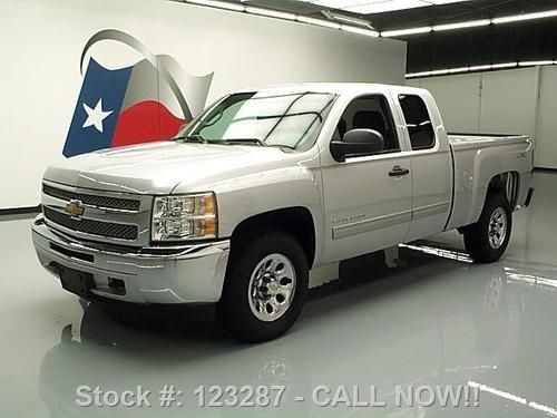 2012 chevy silverado lt ext cab 4x4 leather nav 20k mi texas direct auto