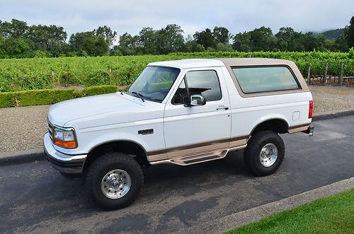 Ford 1996 bronco eddie bauer 5.8 superb orignal california example!