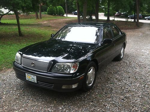 1999 lexus ls 400 black with leather interior