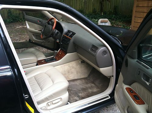 1999 LEXUS LS 400 BLACK WITH LEATHER INTERIOR, US $9,500.00, image 2