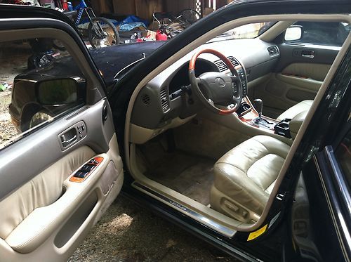1999 LEXUS LS 400 BLACK WITH LEATHER INTERIOR, US $9,500.00, image 4