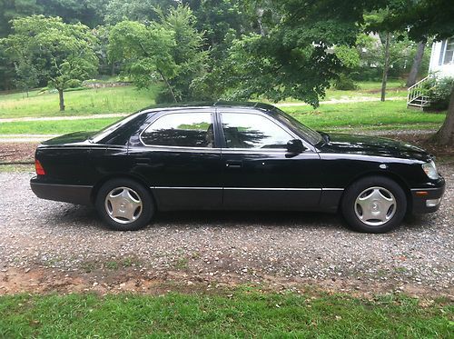 1999 LEXUS LS 400 BLACK WITH LEATHER INTERIOR, US $9,500.00, image 12