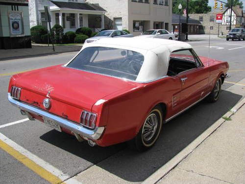 Soild Barn find 1966 Mustang Convertible NO RESERVE, image 8