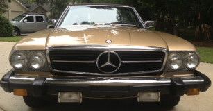 1984 convertible mercedes benz 380sl excellent condition and matching hard top