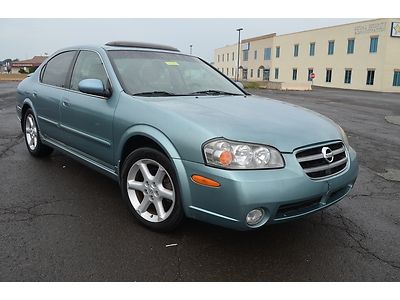 2002 nissan maxima se 6 speed manual, leather , no reserve