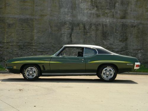 1972 pontiac gto phs documented