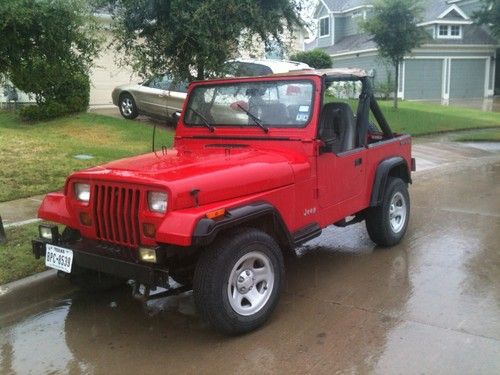 1991 jeep wrangler s sport utility 2-door 2.5l