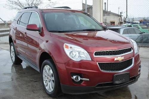 2011 chevrolet equinox 2lt awd damaged clean title economical export welcome!!