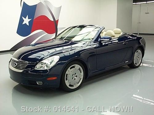 2002 lexus sc430 hardtop convertible htd seats nav 83k texas direct auto