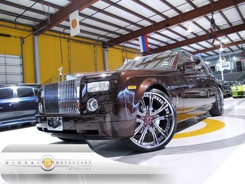 05 rolls royce phantom serviced lexicon nav pdc f/r-heated roof 2-sets-whls 44k