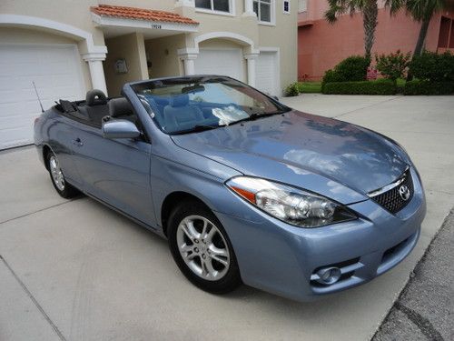 2008 toyota solara se convertible xenon lights camry no reserve !!!