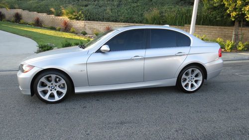 2008 bmw 335xi base sedan 4-door 3.0l silver / gray  **free ca shipping**