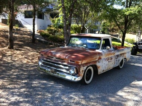 65 chevrolet c-10 v8 short bed, 2nd owner, classic, not bagged, rat rod, hot rod
