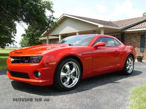 Victory red 2010 chevrolet camaro 2ss super sharp