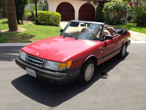 1987 saab 900 turbo convertible