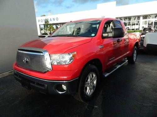 2010 toyota tundra double cab pickup florida truck like new must see!