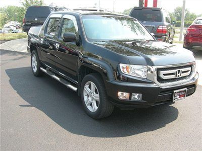 2009 ridgline crew cab rtl 4wd, black/black, tow, heated seats, only 26379 miles