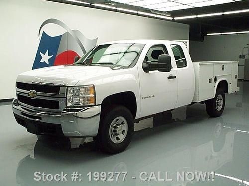 2008 chevy silverado 3500 ext cab 4x4 service utility! texas direct auto