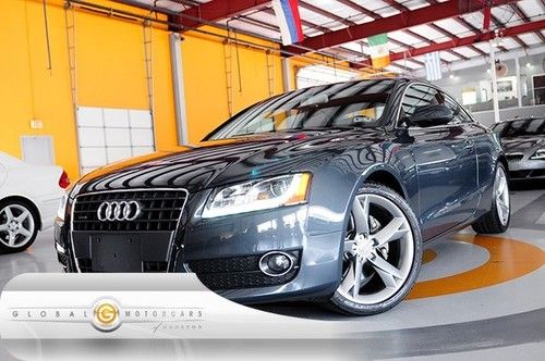 11 audi a5 quattro prem-plus 23k bang-olufsen nav pano sensors cam heat-sts 19s