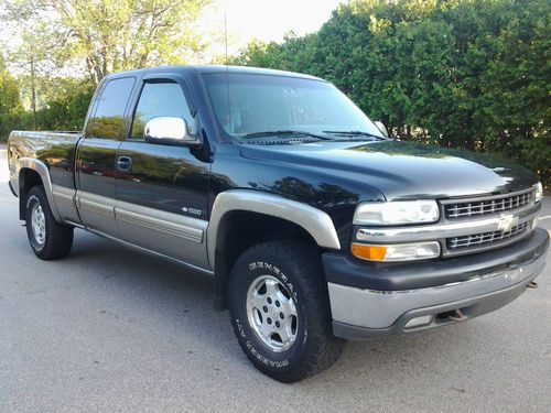 2001 chevrolet silverado 1500 ls 4x4 extended cab pickup 4-door custom