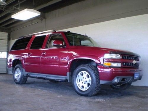 2004 chevy suburban z71 4x4 5.3l lthr tv/dvd 3rd row 8 passenger 160k