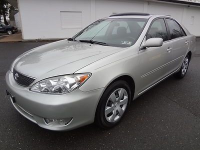 05 toyota camry le sedan all power clean carfax 4 cyl auto gas saver no reserve