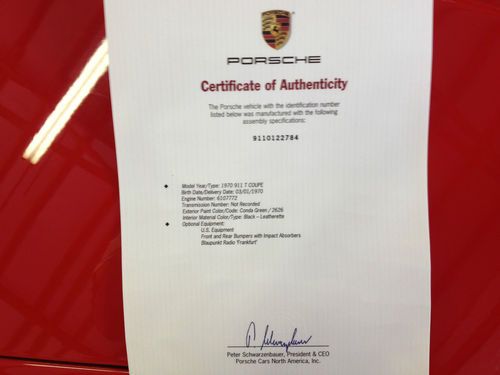 Great colors, wonderfully maintained, Certificate of Authenticity, drives well, US $36,900.00, image 13