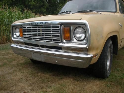 1978 dodge diesel truck ram factory rare mitsubishi diesel runs &amp; drives 1979 nr