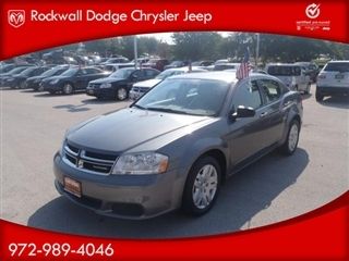 2012 dodge avenger 4dr sdn se