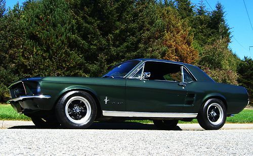 1967 ford mustang bullitt coupe v8 a code in california