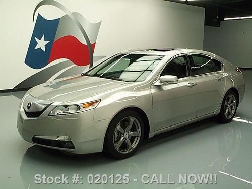 2010 acura tl tech htd leather sunroof nav rear cam 25k texas direct auto