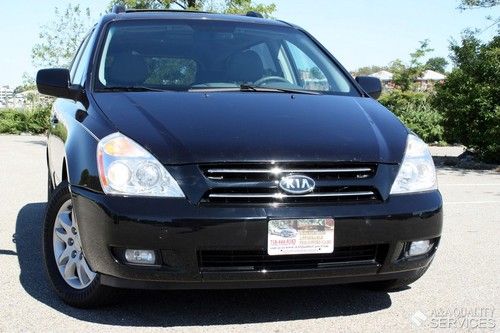 2007 kia sedona ex leather seats sunroof rear dvd parktronics power doors