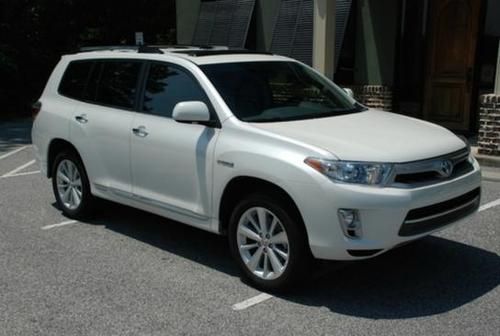 2012 toyota highlander hybrid limited sport utility 4-door 3.5l