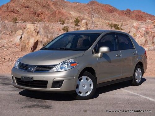 2009 nissan versa s sedan 1-owner 23,649 miles complete service history like new