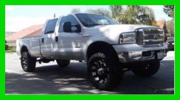 2005 ford lariat turbo 6l v8 32v manual 4wd 4x4 leather heated seats custom