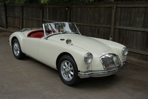 Vintage 1958 mga british roadster convertible restored nice classic mg