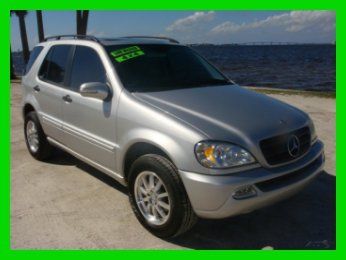 2003 mercedes benz ml320 only 55k miles florida car no rust stunning condition