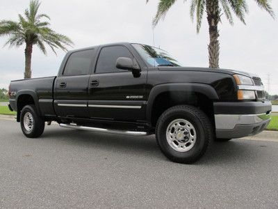 Chevrolet 2500hd silverado lt crew cab 4-wheel drive leather bucket seats